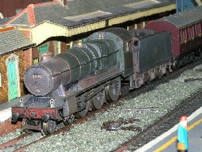 Solihull Model Railway Circle - 1020 'County of Monmouth' in BR Green